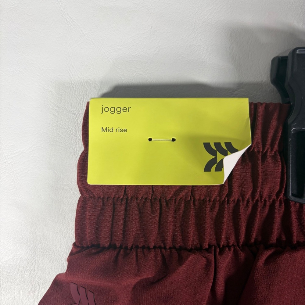 All in Motion Active Light Mid-Rise Jogger Maroon Red Large UPF 50+ New With Tag - Picture 6 of 15